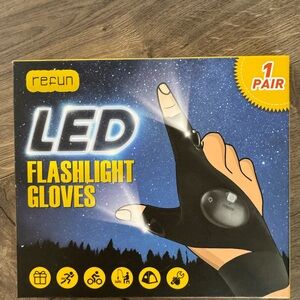 New In Box Refun LED Flashlight Gloves